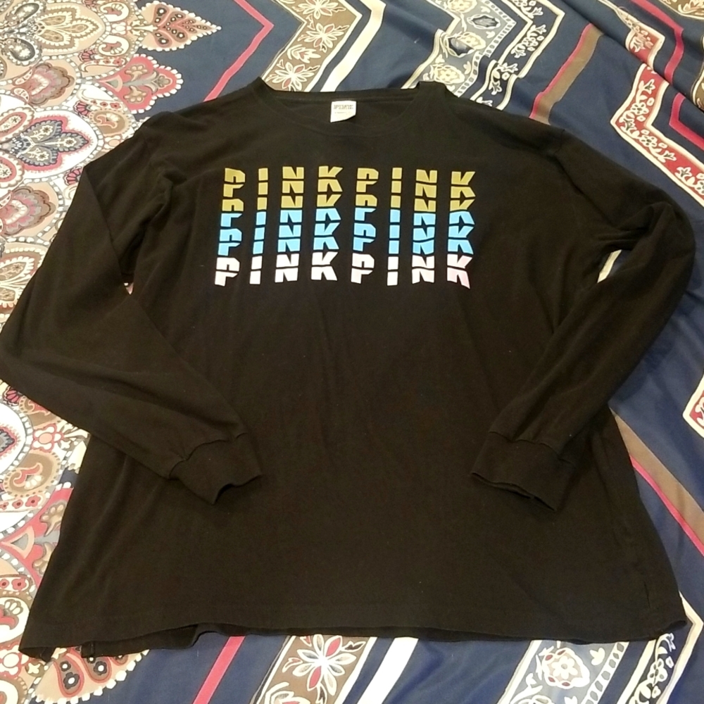 PINK long sleeved tee size XL